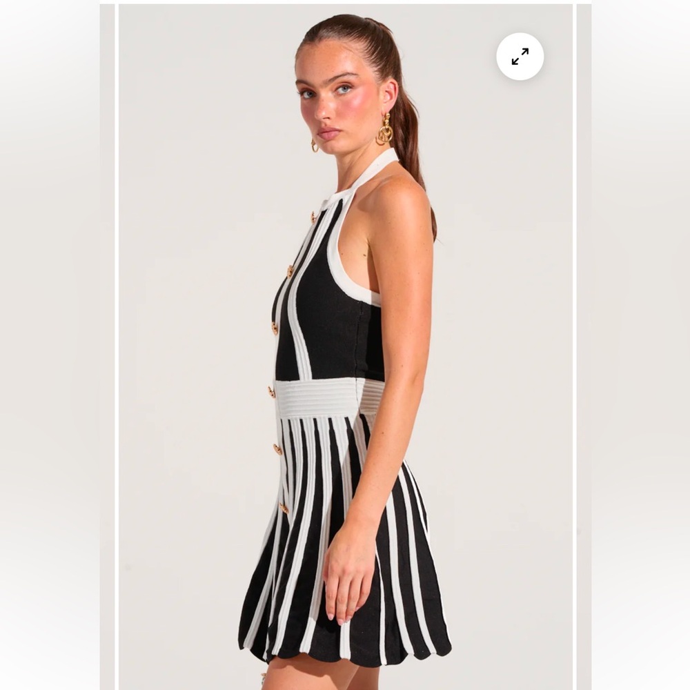 QUEEN ENERGY BANDAGE MINI DRESS - Picture 3 of 6